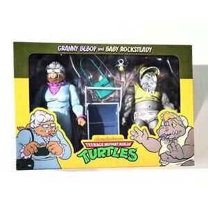 🐢 NECA Teenage Mutant Ninja Turtles: Granny Bebop & Baby Rocksteady 2pk Target